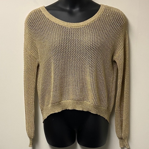 mine Sweaters - mine Open Weave Sweater Size L